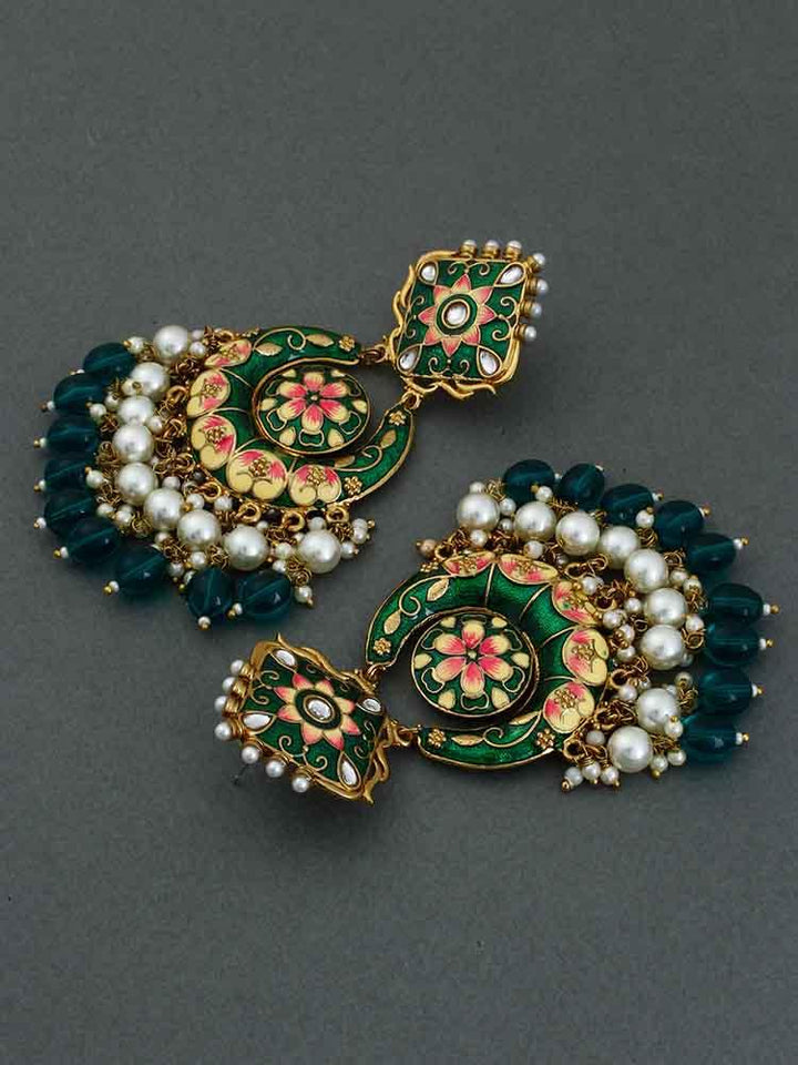 Emerald Bhanavi Chandbalis - Bling Bag