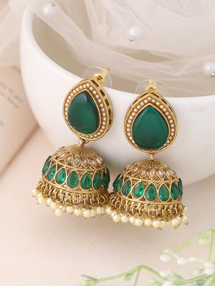Emerald Charuja Jhumkis