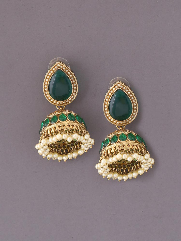 Emerald Charuja Jhumkis