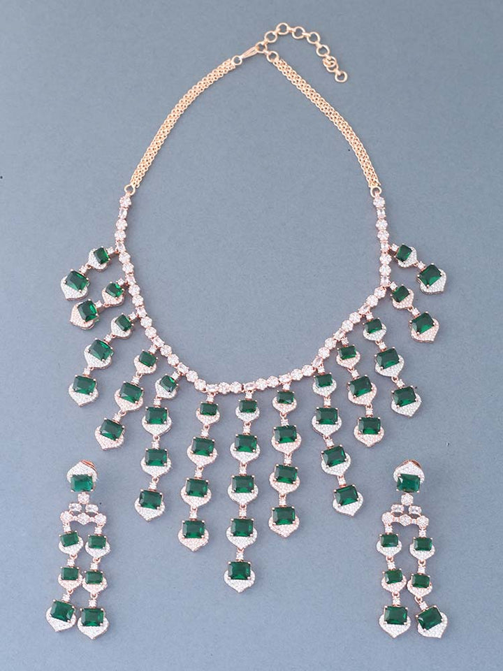 Emerald Ellyse Zirconia Jewellery Set