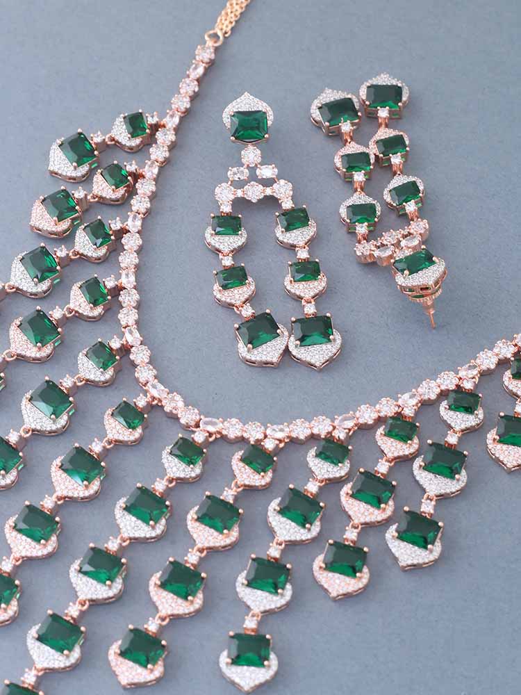 Emerald Ellyse Zirconia Jewellery Set