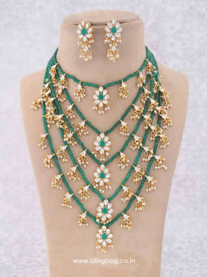 Emerald Eshana Jewellery Set