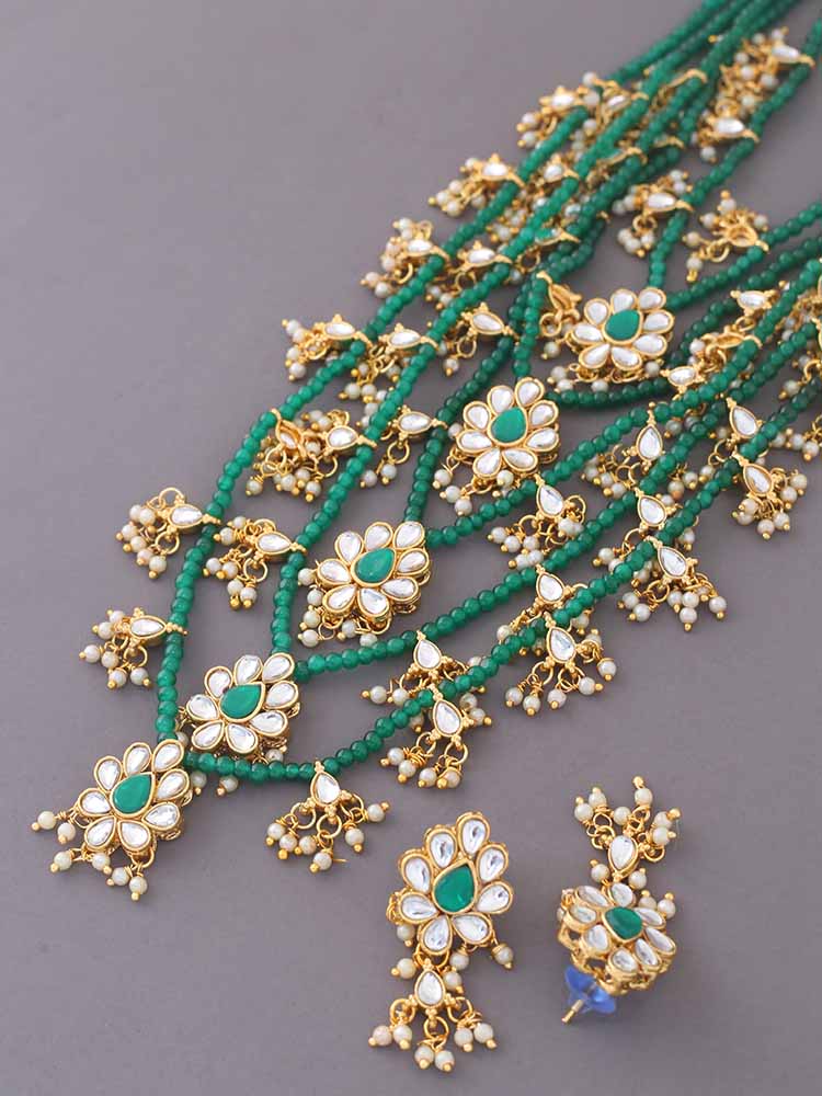 Emerald Eshana Jewellery Set