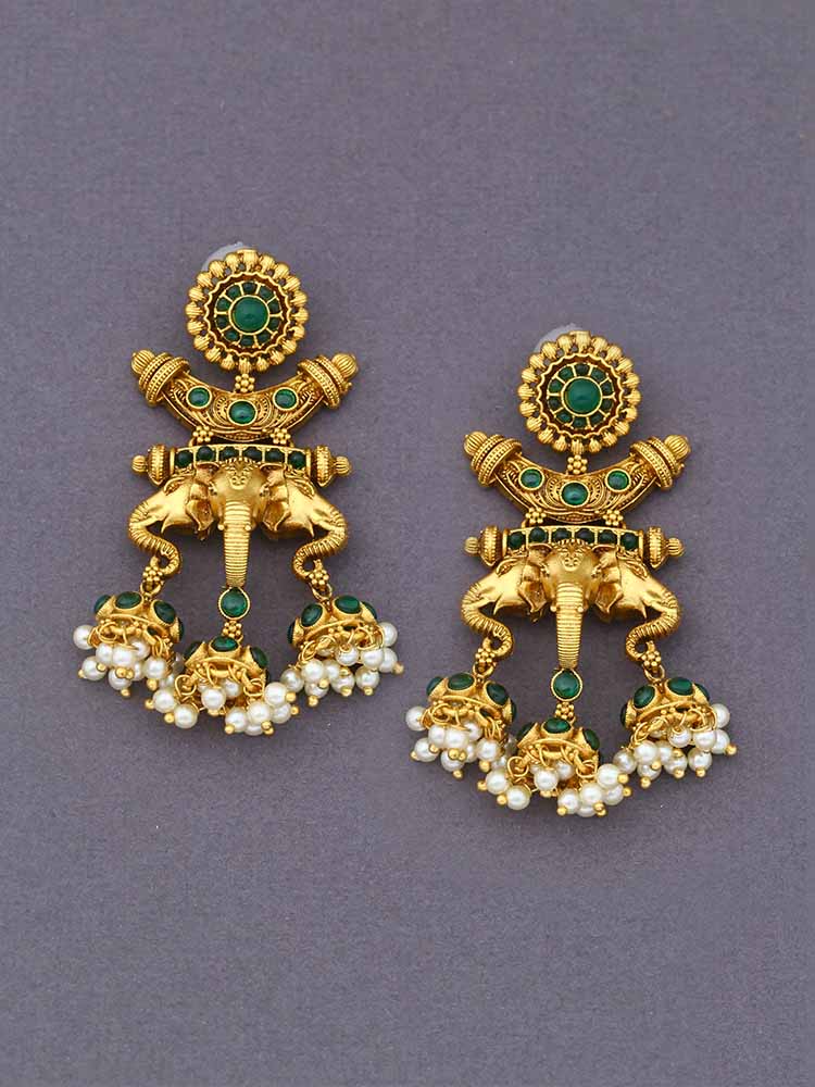 Emerald Gunadhish Danglers