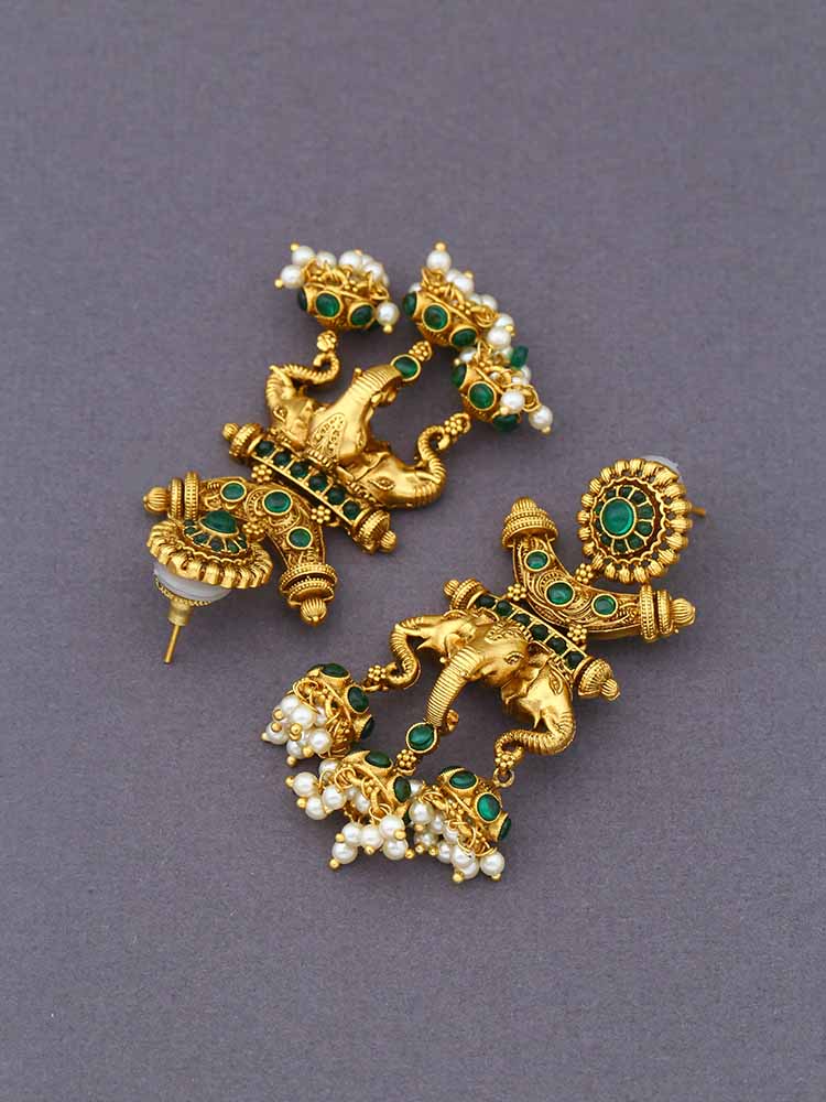 Emerald Gunadhish Danglers