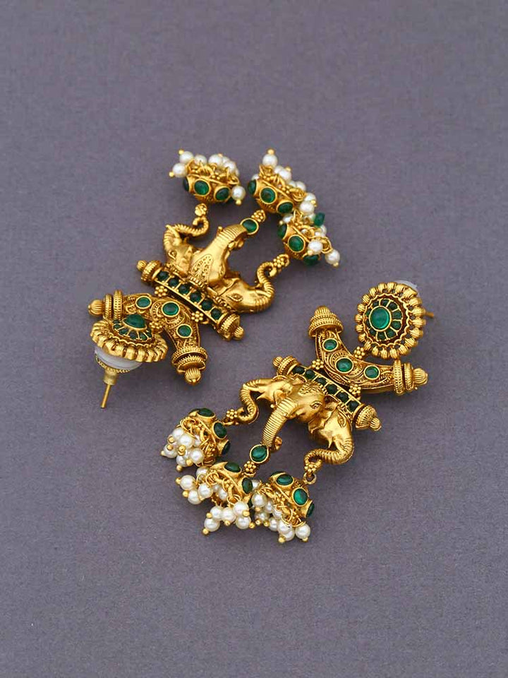 Emerald Gunadhish Danglers