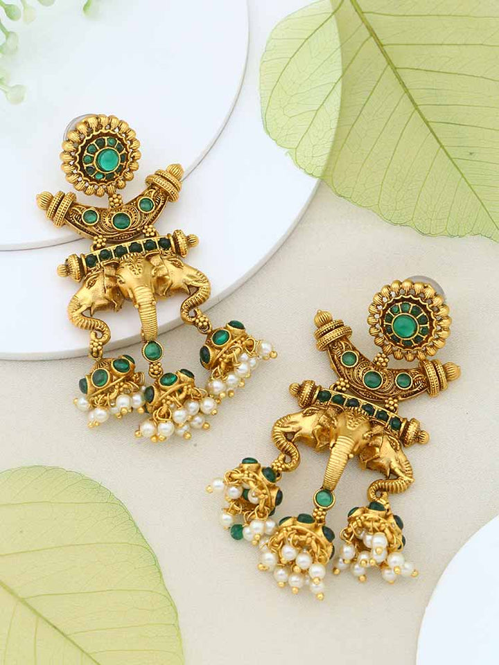 Emerald Gunadhish Danglers