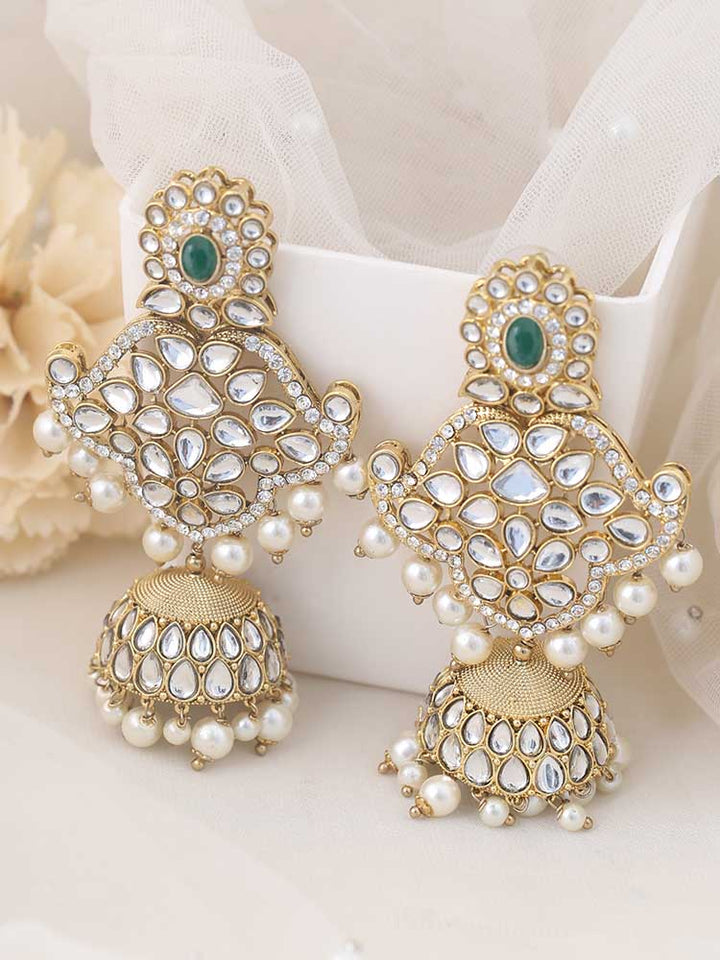 Emerald Gurleen Jhumkis