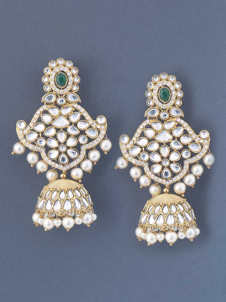 Emerald Gurleen Jhumkis