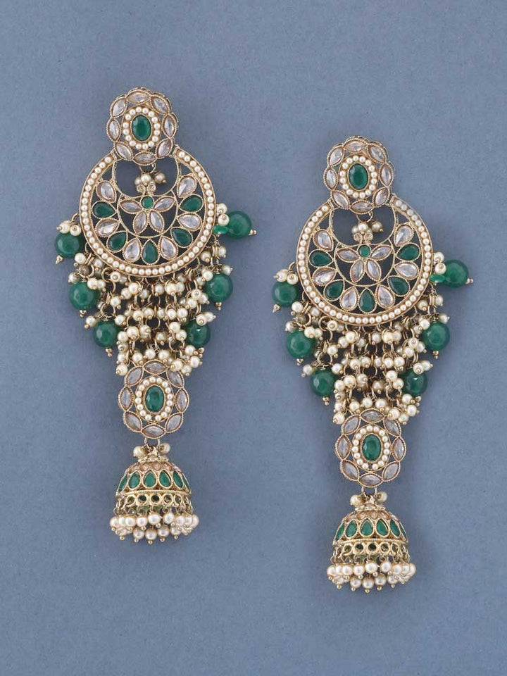 Emerald Gurnam Jhumkis