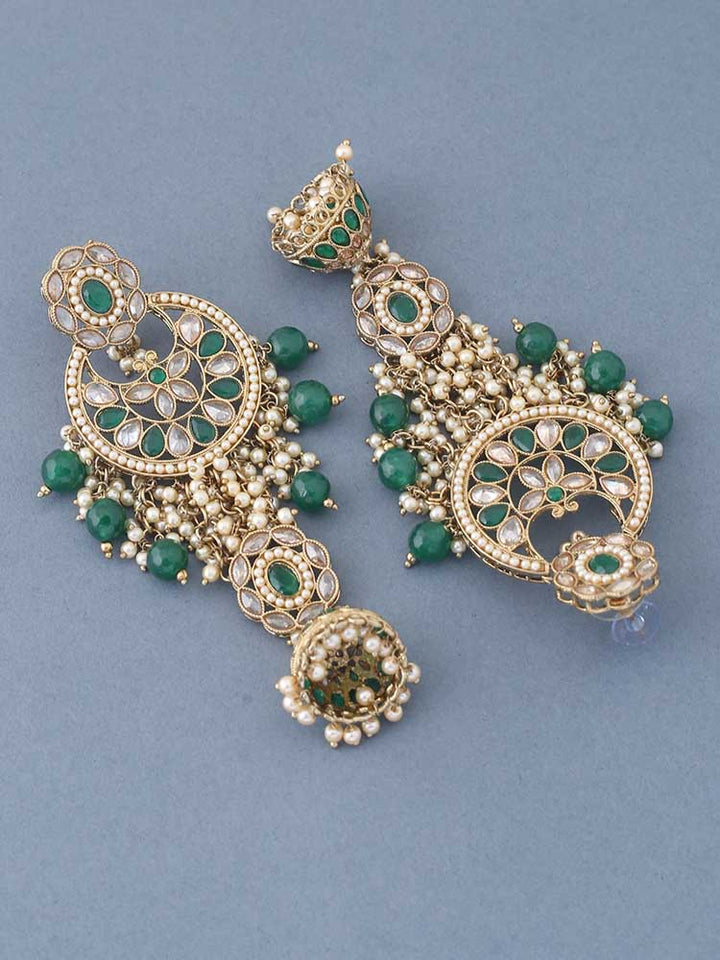 Emerald Gurnam Jhumkis