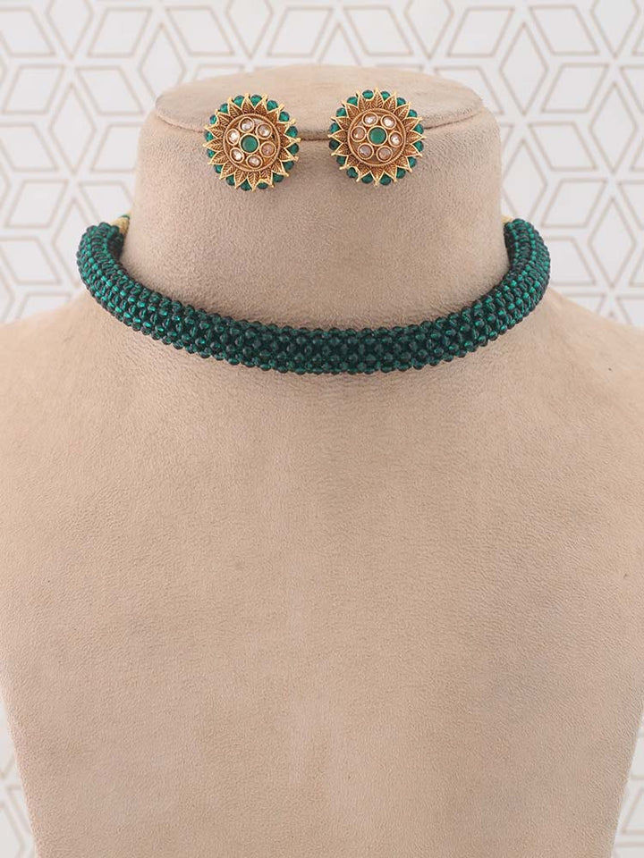 Emerald Ijata Jewellery Set