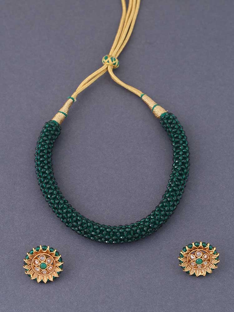 Emerald Ijata Jewellery Set