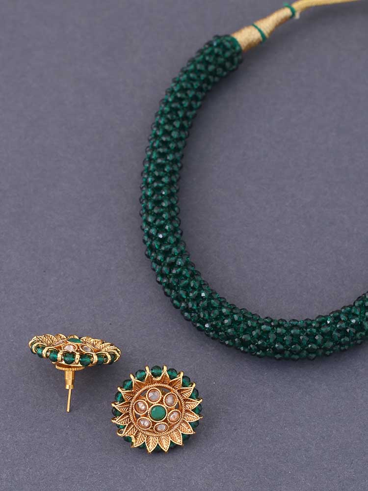 Emerald Ijata Jewellery Set