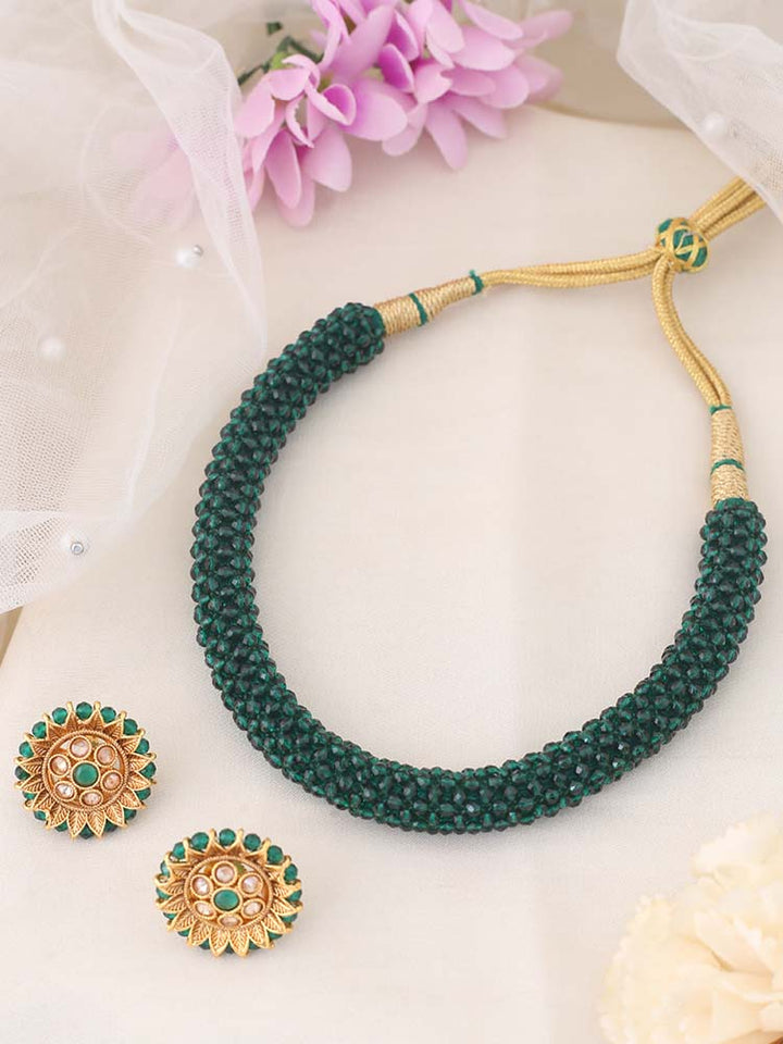 Emerald Ijata Jewellery Set