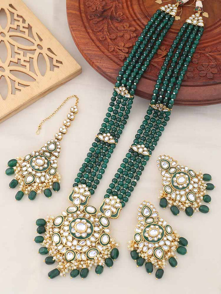 Emerald Indeera Jewellery Set