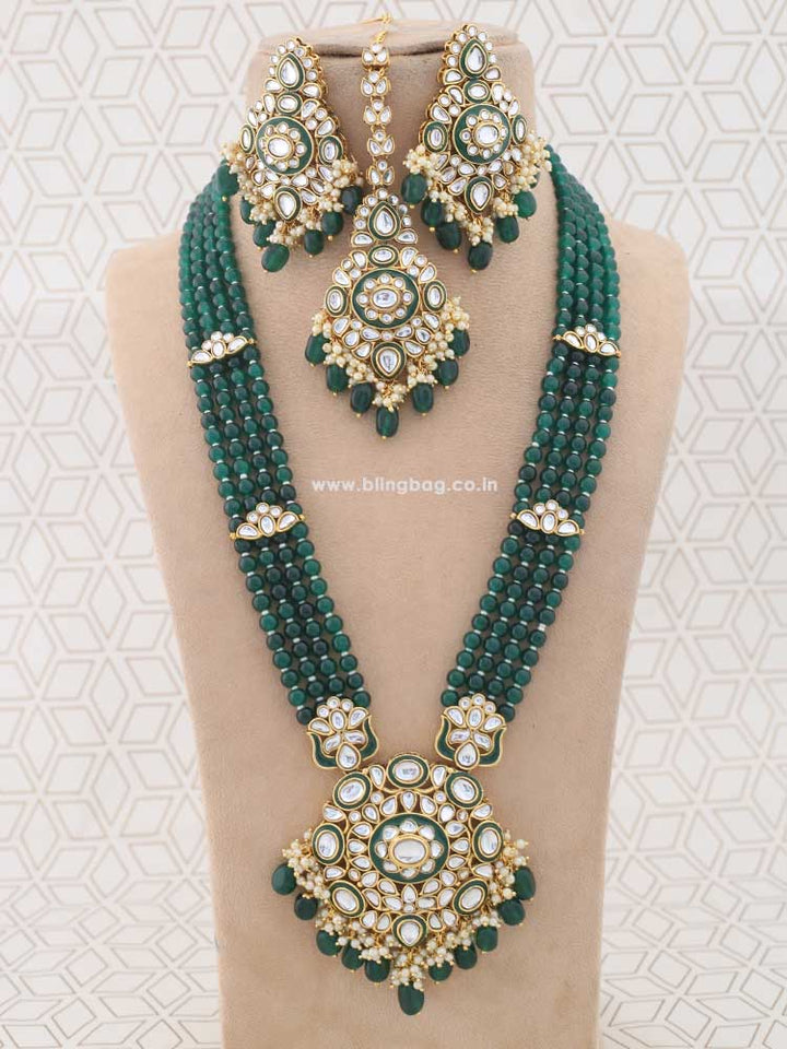 Emerald Indeera Jewellery Set