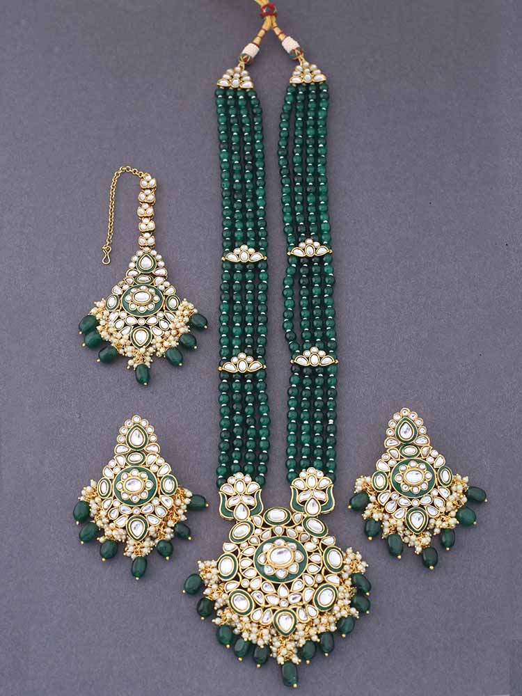 Emerald Indeera Jewellery Set