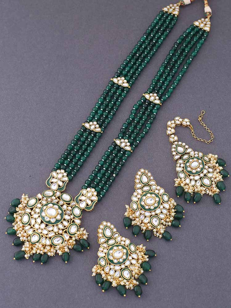 Emerald Indeera Jewellery Set