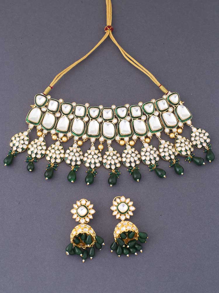 Emerald Januja Jewellery Set