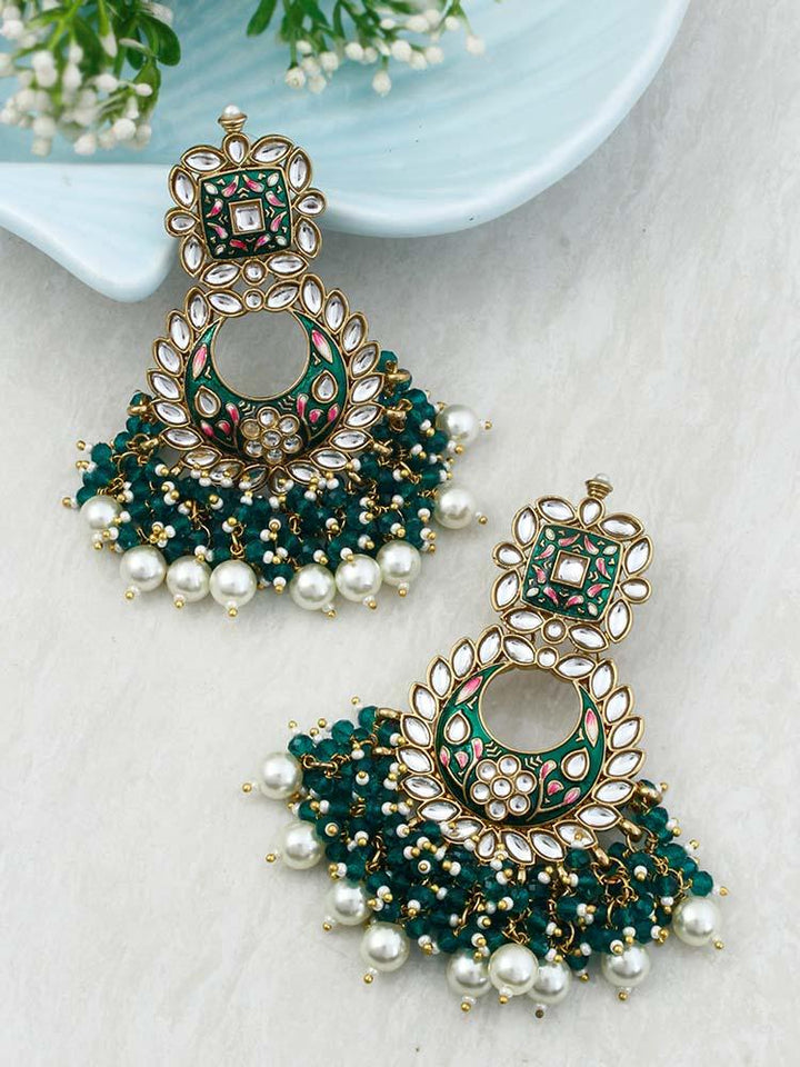Emerald Jayanti Chandbalis - Bling Bag
