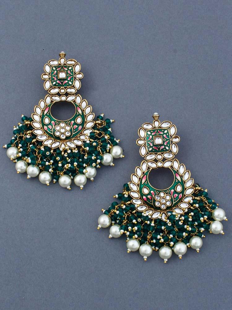 Emerald Jayanti Chandbalis - Bling Bag
