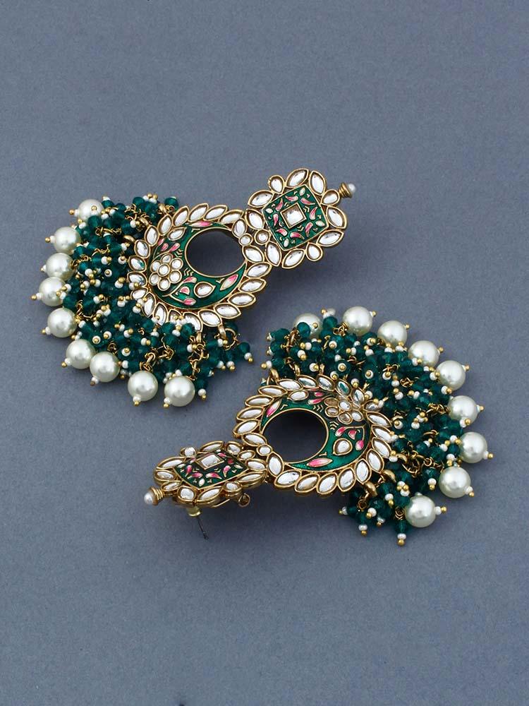 Emerald Jayanti Chandbalis - Bling Bag