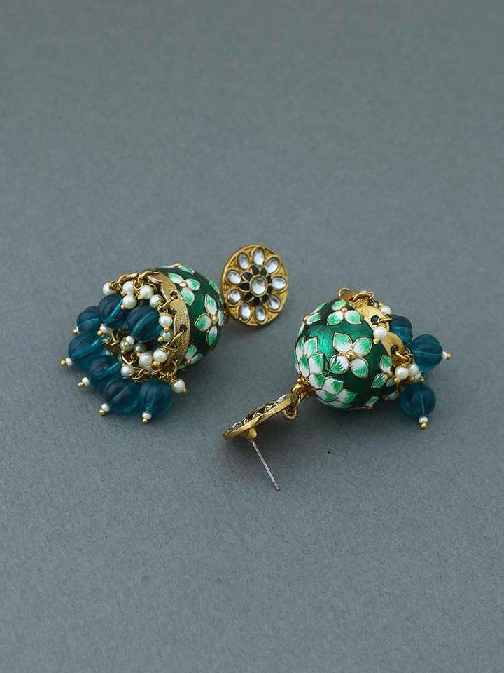 Emerald Kabini Jhumkis