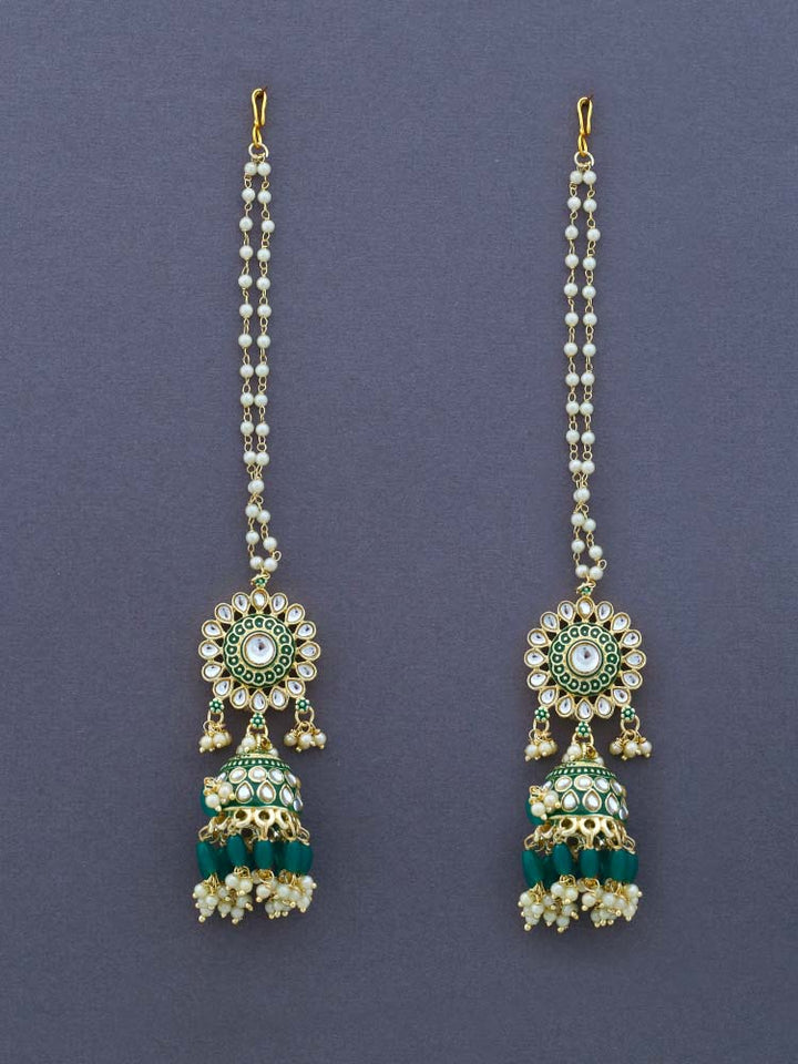 Emerald Khoh Sahara Jhumkis