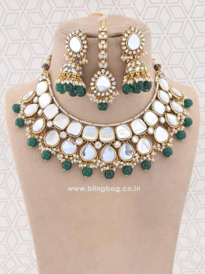 Emerald Kusuma Jewellery Set