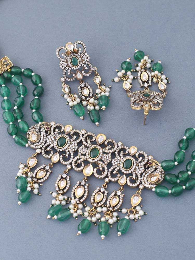 Emerald Maia Jewellery Set