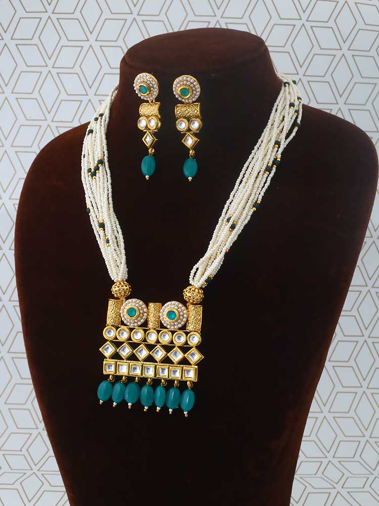 Jade Mekhala Jewellery Set