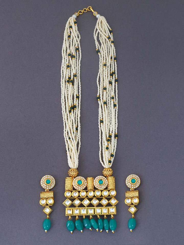 Jade Mekhala Jewellery Set