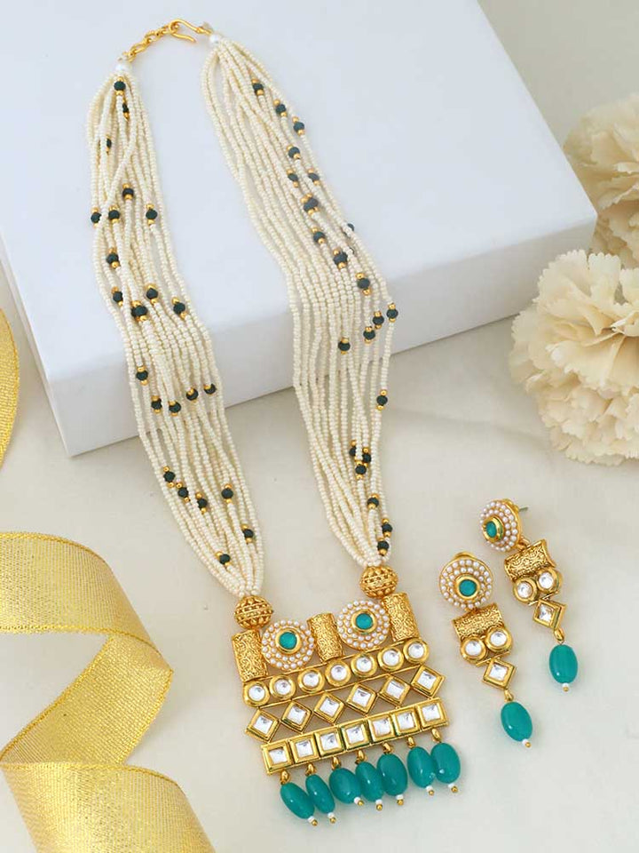 Jade Mekhala Jewellery Set