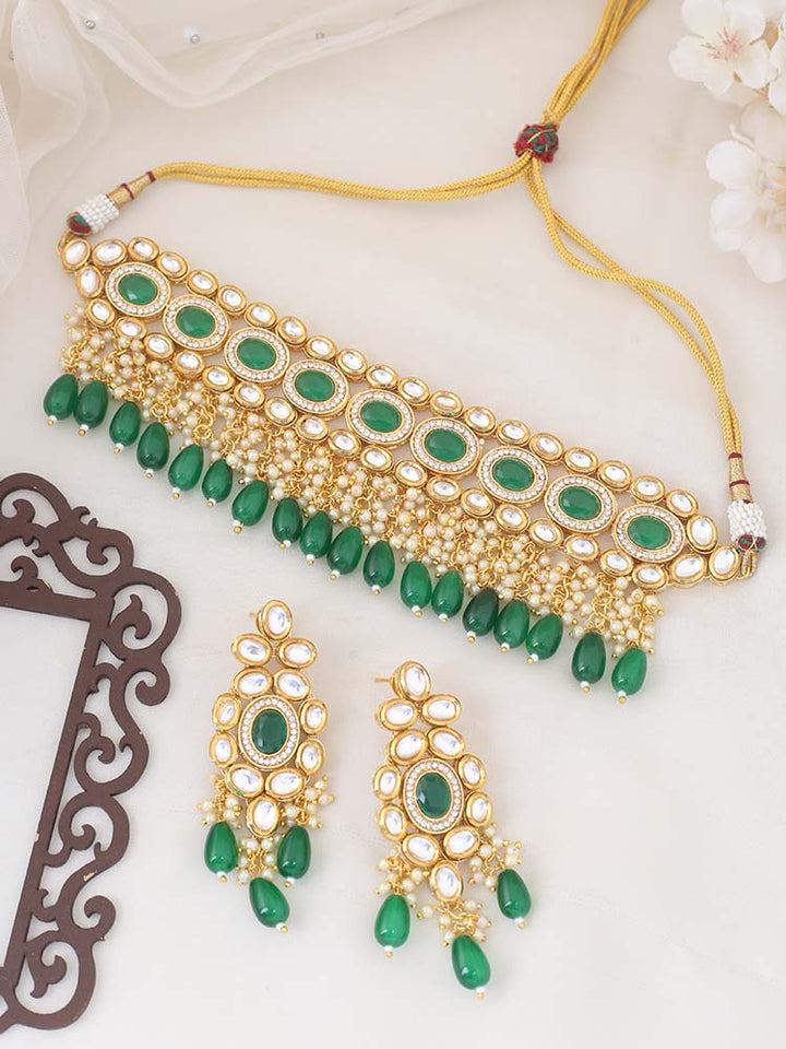 Emerald Minoo Jewellery Set