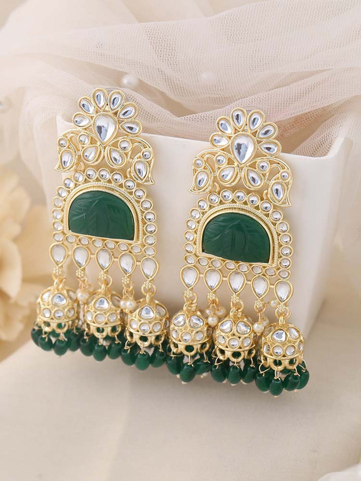 Emerald Nikitha Jhumkis