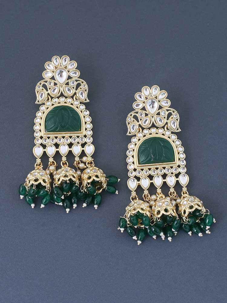 Emerald Nikitha Jhumkis