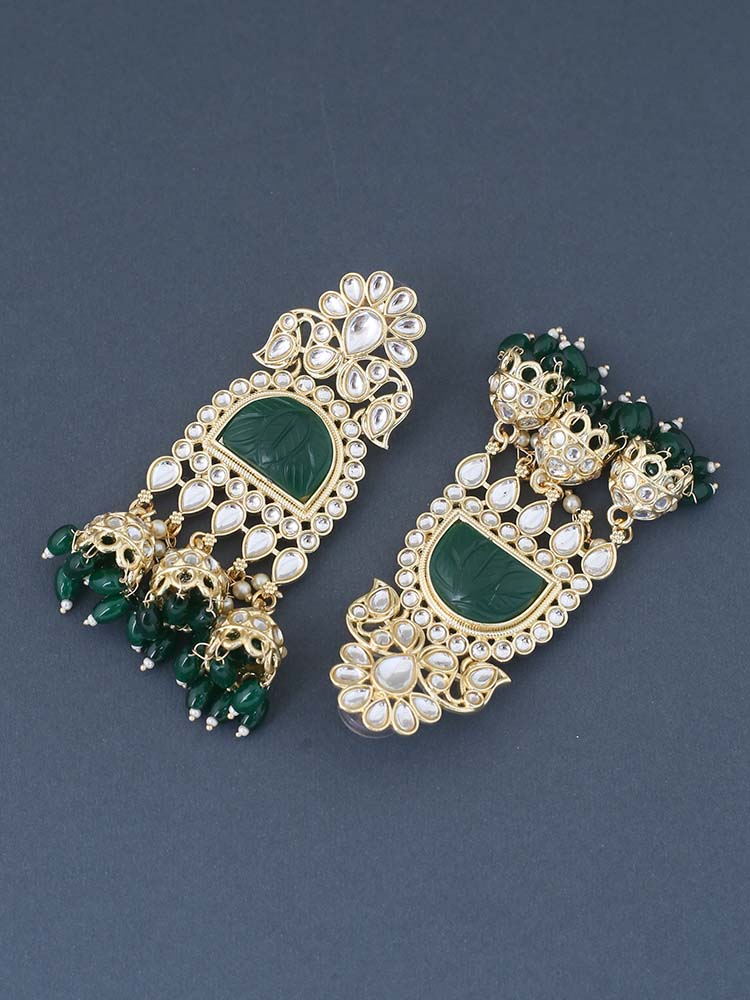 Emerald Nikitha Jhumkis