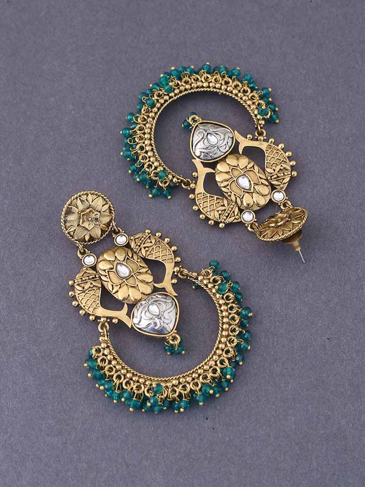 Emerald Orun Chandbalis Earrings