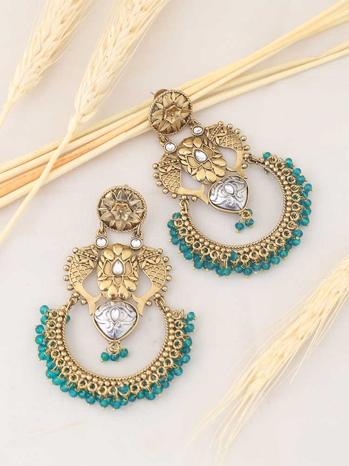 Emerald Orun Chandbalis Earrings