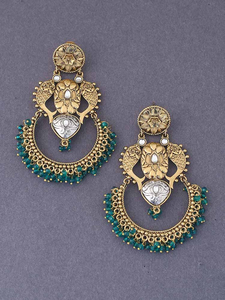 Emerald Orun Chandbalis Earrings