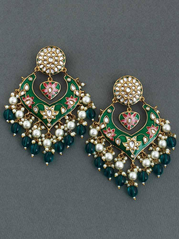 Emerald Roohi Designer Earrings - Bling Bag