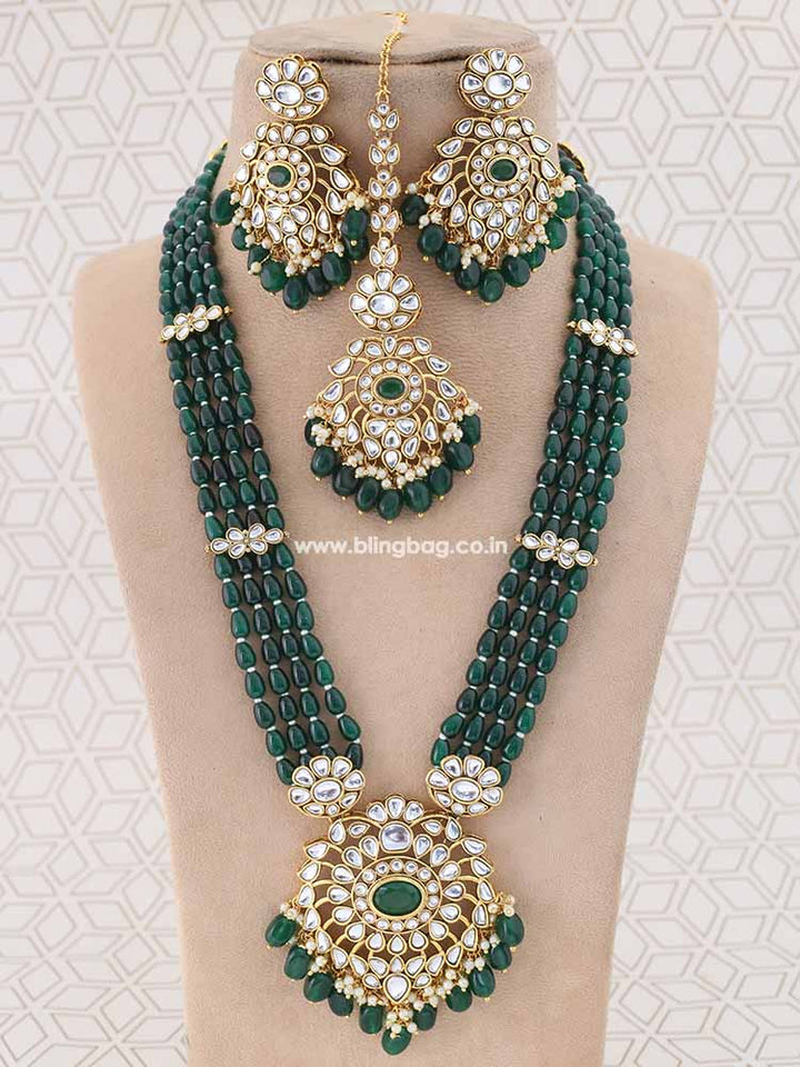 Emerald Shahara Jewellery Set
