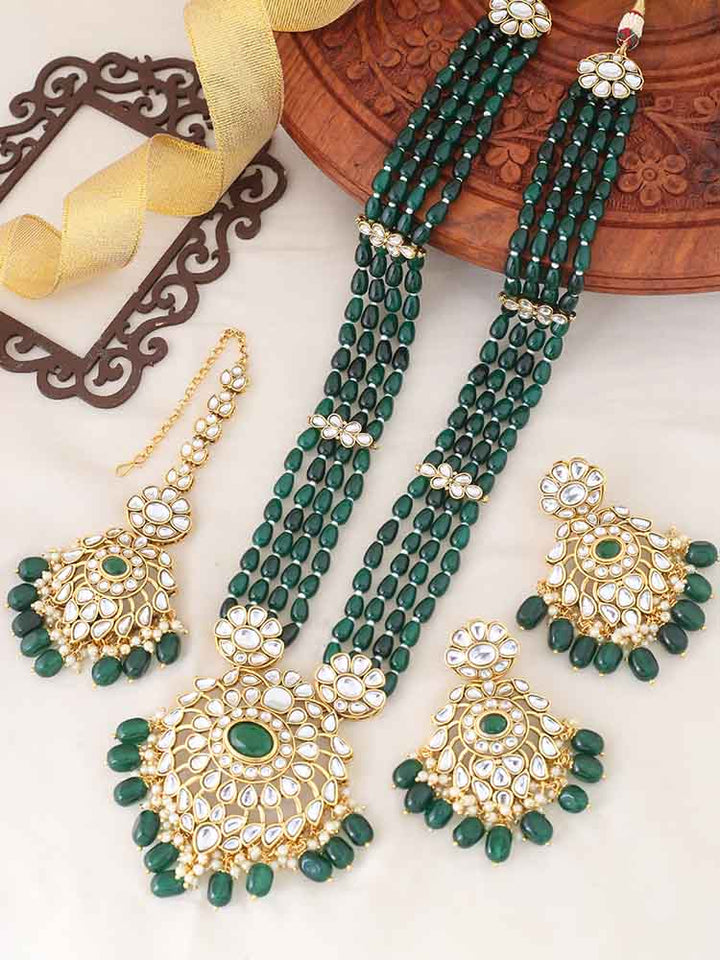Emerald Shahara Jewellery Set