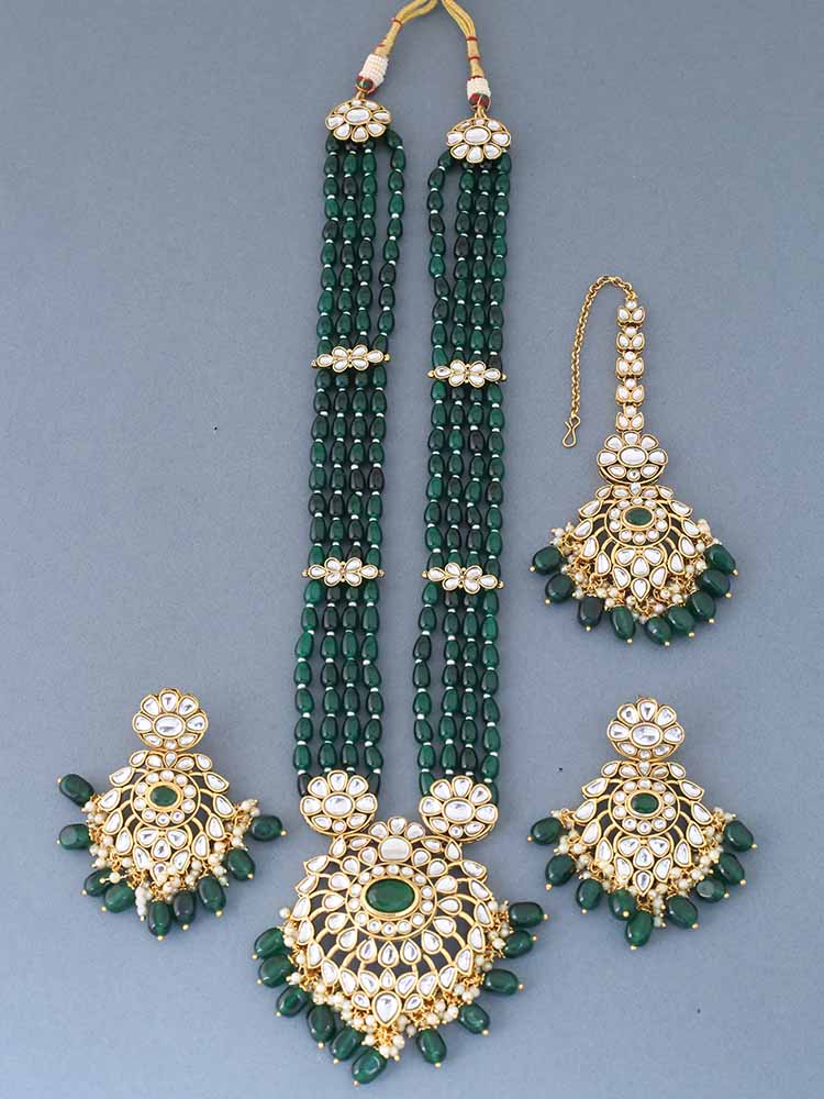 Emerald Shahara Jewellery Set