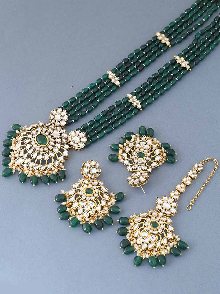 Emerald Shahara Jewellery Set