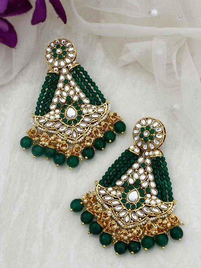 Emerald Sania Designer Earrings - Bling Bag
