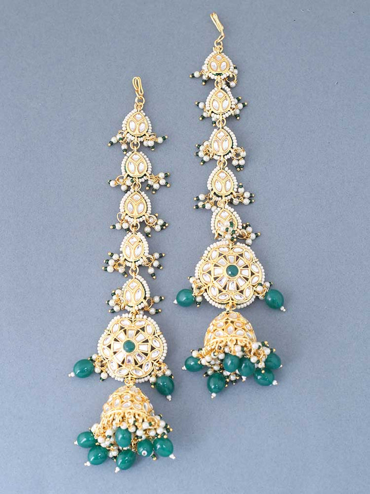 Emerald Sayali Sahara Jhumkis