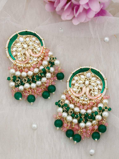 Emerald Simran Designer Earrings - Bling Bag