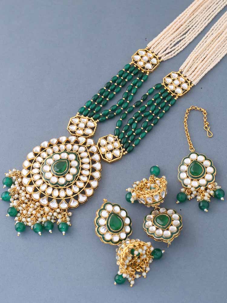 Emerald Sushila Jewellery Set